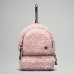 NWT Lululemon Athletica City Adventurer Fleece Backpack *Nano in Pink Mist